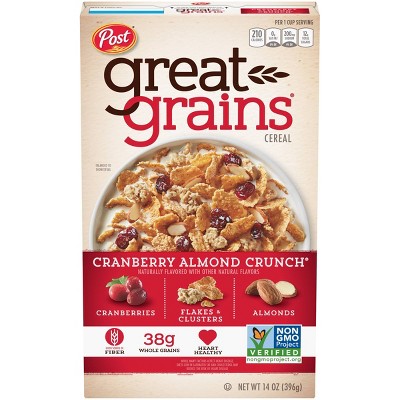 Great Grains Cranberry Almond Crunch Breakfast Cereal - 14oz - Post