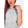 Solid Cap Sleeve Hoodie - 4 of 4