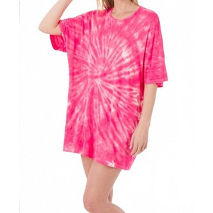 Women's Oversized Tie Dye Shirts - ZENANA 1X - 1 of 1