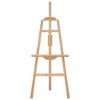 Aghana Digitals Solid Pine Wood Art Easel with Adjustable Height/Angle, 53.5x95x127 cm, Triangular - 3 of 4