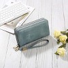 Women’s Leather Clutch Wallet – RFID Blocking Wristlet Purse with Large Capacity, Credit Card Holder, Zipper Pocket & Hand Strap - 2 of 4