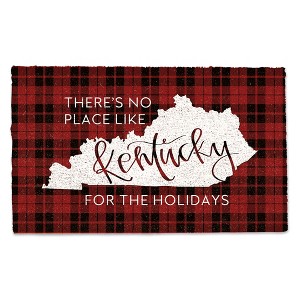 Creative Products There's no Place like Kentucky for the Holidays 30 x 18 Door Mat - 1 of 1