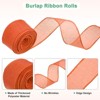 Unique Bargains Burlap Wired Edge Durable Thick Fabric Ribbons for DIY Crafts 1 Pc - 2 of 4