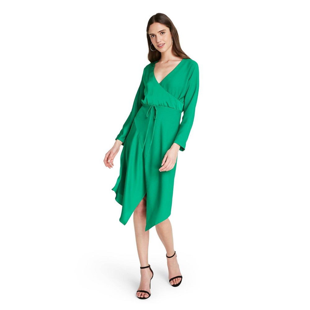 UPC 191906907064 - Women's Wrap Dress - CUSHNIE for Target Emerald ...
