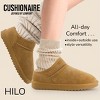 CUSHIONAIRE Women's Hilo 2 Premium Suede Slip-On House Slippers – Clog Slippers for women, Memory Foam, Faux Shearling, Wide Widths Available - 2 of 4