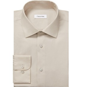 Calvin Klein Mens Stain Shield Performance Button Down Dress Shirt - 1 of 1