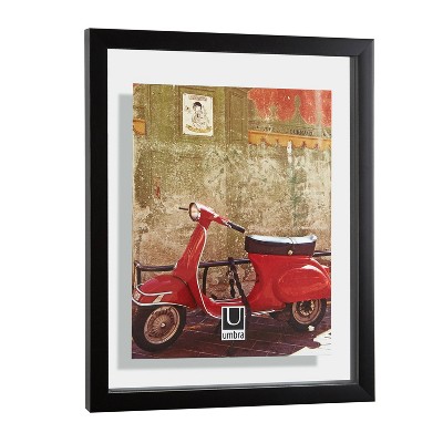 Classic Black 11x14 Wood Floating Document Frame