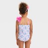 Toddler Girls' Minnie Mouse One Piece Swimsuit - Pink - 2 of 3