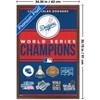 Trends International MLB Los Angeles Dodgers - Champions 24 Framed Wall Poster Prints - 3 of 4