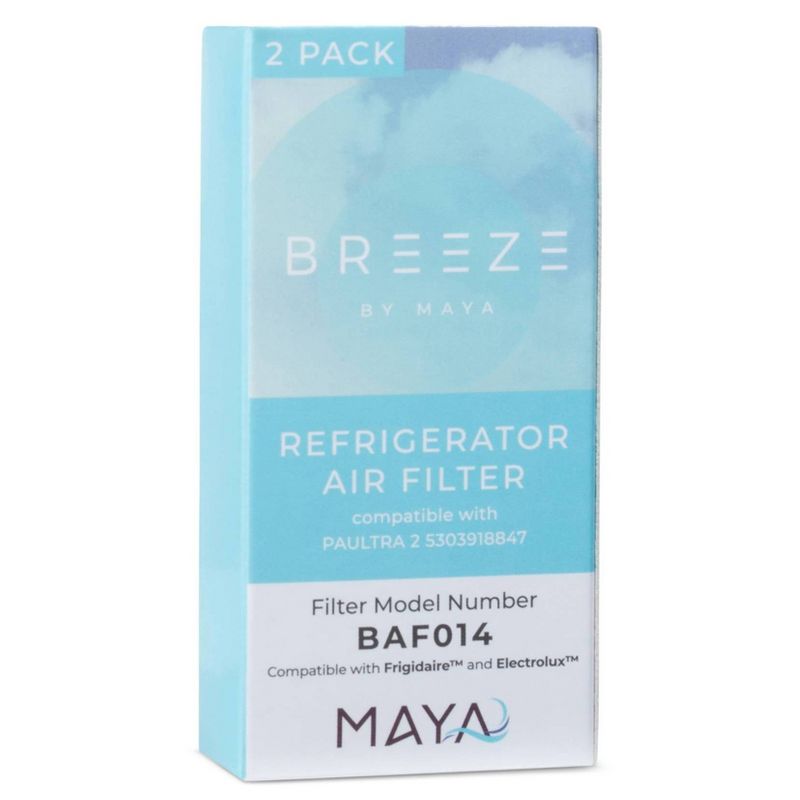 Breeze by MAYA Replacement Frigidaire/Electrolux Paultra2 242047805 Refrigerator Air Filter 2pk - BAF214, 3 of 4