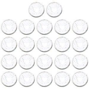 Unique Bargains Plastic DIY Notebook Planner Heart Binding Discs 22 Pcs - 1 of 4