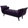 Zeus & Ruta 64.5 in.W Tufted Flared Arm Bed End Stool Entryway Bench - 3 of 4