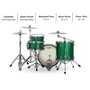 Ludwig Classic Oak 3-Piece Fab Shell Pack With 22" Bass Drum - 2 of 4
