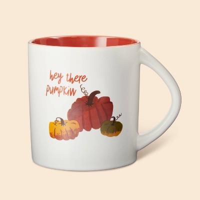 16oz Halloween Stoneware 'Hey There Pumpkin' Mug - Spritz™