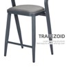 Modern Patio Bar Stools Set of 2 - Counter Height 26" Seat, Waterproof Aluminum Frame & Cushions - 4 of 4