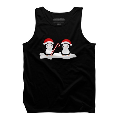 Men's Design By Humans Christmas penguins are so cute By happinessinatee Tank Top