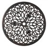 Osparple Outdoor Patio Furniture Bistro Set Aluminum Hollow Design Bar Conversation Chairs and Round Table for Garden, Backyard, Terrace - 4 of 4