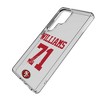 NFL San Francisco 49ers Players Game Tactic Clear Cell Phone Case for Samsung Galaxy - 2 of 4