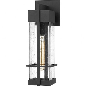 Quoizel Lighting Wynn 1 - Light Sconce in  Earth Black - 1 of 4