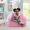 Delta Children Kids' Cozee Flip-Out Faux Shearling 2-in-1 Convertible Chair - 2 of 4
