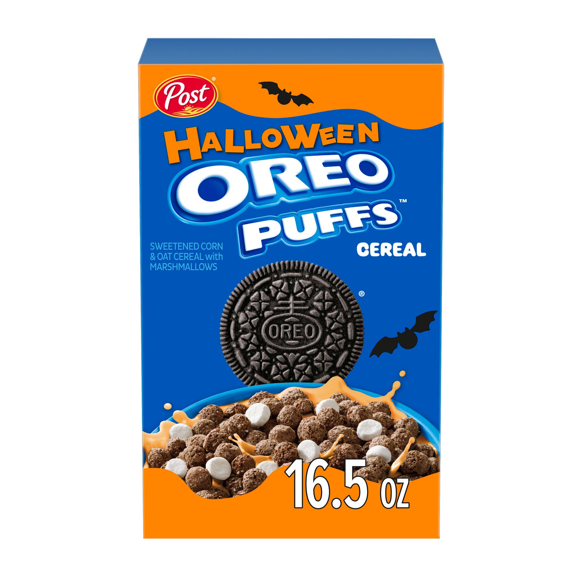 Post Halloween Oreo Puffs Breakfast Cereal - 16.5oz