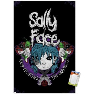 Trends International Sally Face - Crossed Guitars Unframed Wall Poster Prints - 1 of 4