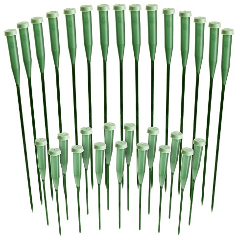 25 Pack Floral Water Tubes for Flowers Long Flower Water Tubes for Flowers for Flower Arrangements Floral Supplies, Green
