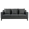 80.5" Polyester 3-Seater Sofa with Removable Cushions - 3 of 4