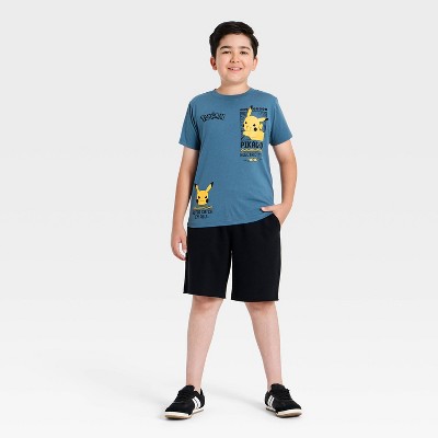 Pokemon Boys' Pokemon Pikachu Short Sleeve Graphic T-Shirt - Blue S — фото 4