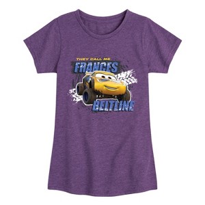 Girls' - Cars -  Fitted Short Sleeve Graphic T-Shirt - 1 of 4