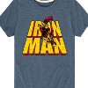 Boys' - Marvel - Iron Man Stacked Name Short Sleeve Graphic T-Shirt - 2 of 4