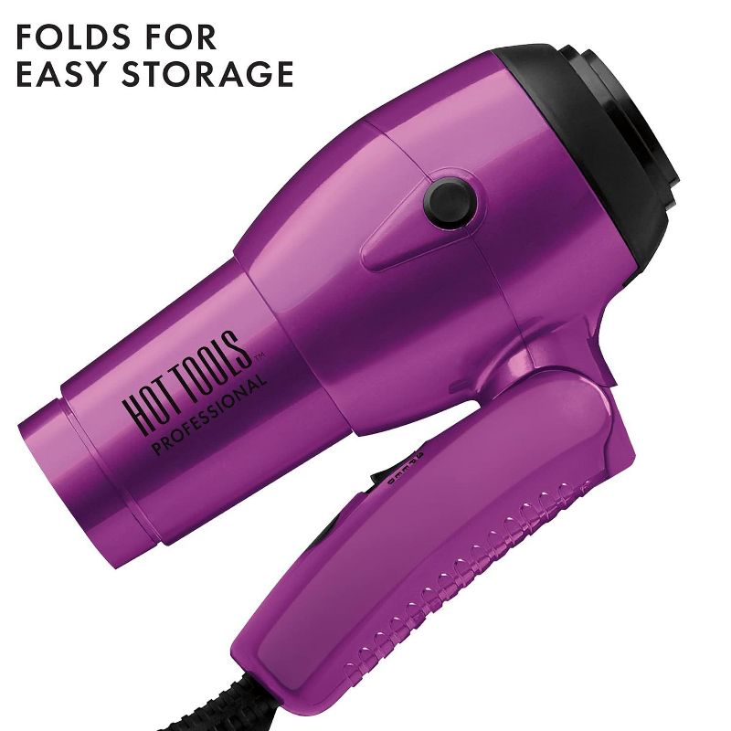 Hot Tools Pro Artist 1875W Ionic Compact Hair Dryer | Lightweight, Perfect for Travel, 2 of 8
