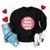 Simply Sage Market Women's Graphic Sweatshirt Love More Worry Less Checkered - 3 of 4