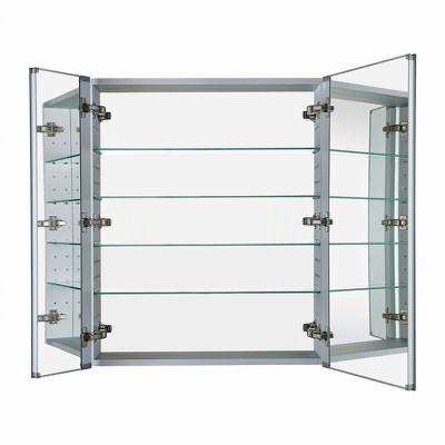 30 x 36 Aluminum Mirrored Bathroom Medicine Cabinet
