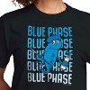 Women's - Dr. Seuss - Blue Phase Fish Cropped Graphic T-Shirt - 2 of 4