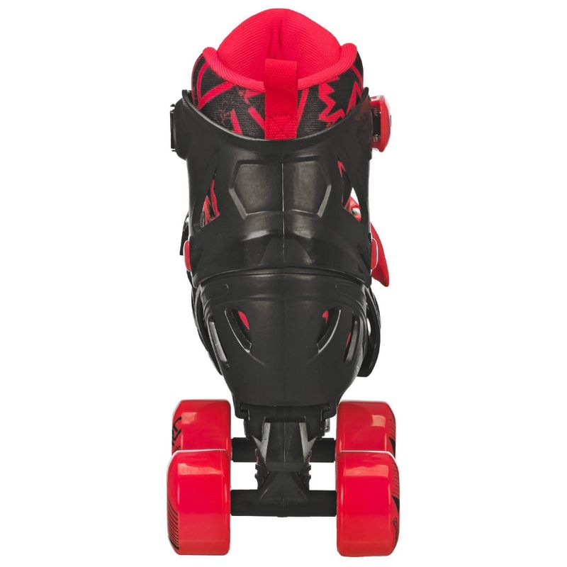 Roller Derby Trac Star Youth Kids' Adjustable Roller Skate - Gray/Black/Red, 5 of 7