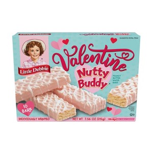 Little Debbie Be My Valentine Nutty Bar - 10ct/ 7.56oz - 1 of 4