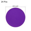 Unique Bargains Durable Nylon Material Circle Dot Design Carpet Spot Marker Pads 4" 24 Pcs - 2 of 4