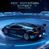 SUGIFT Remote Control Transforming Car Robot – 1:18 RC Deform Vehicle with 360° Rotation, LED Lights, Kids Toy - 4 of 4