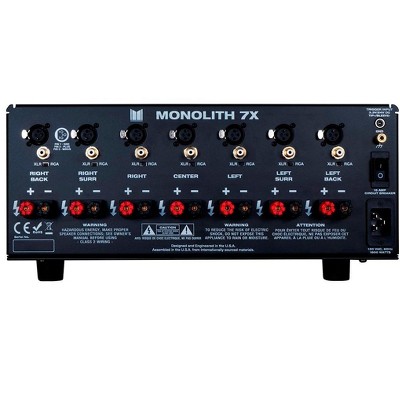 Monolith Multi-channel Power Amplifier - Black With 7x200 Watt Per ...