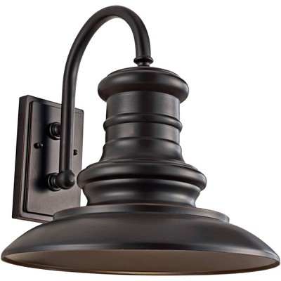 Generation Lighting Redding Station 15" Bronze Outdoor Wall Lantern