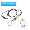 Unique Bargains Wear-resistant Lightweight ID Cards Silicone Beaded Lanyards - 2 of 4