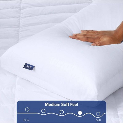 Dual-Comfort Standard Polyester Pillow with Breathable Percale Weave