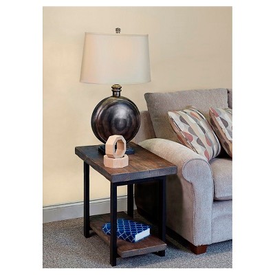 target metal end table