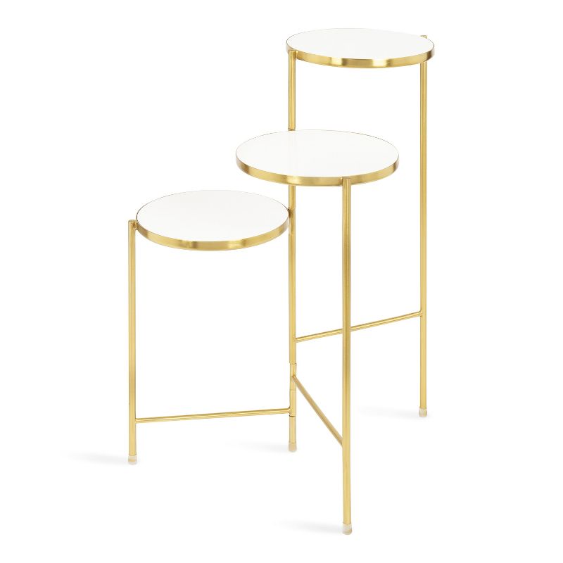 Kate and Laurel Fields Tri-Level Metal Plant Stand, 3 of 9