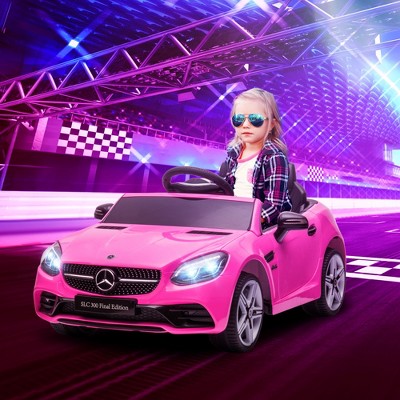 12V Pink Electric Ride-On Car with Remote Control