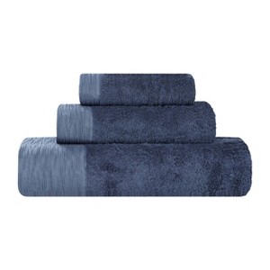Rayon From Bamboo Cotton Blend Eco-Friendly Hypoallergenic Solid Bathroom Towel Set by Blue Nile Mills - 1 of 4