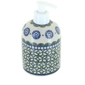 Blue Rose Polish Pottery 573 Ceramika Artystyczna Soap Dispenser - 1 of 1