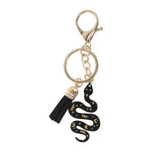 Unique Bargains Glitters Snake Tassel Handbag Charm 1 Pc - 1 of 4