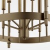 Quorum Lighting Hamilton 6 - Light Chandelier in  Dark Brass - 4 of 4